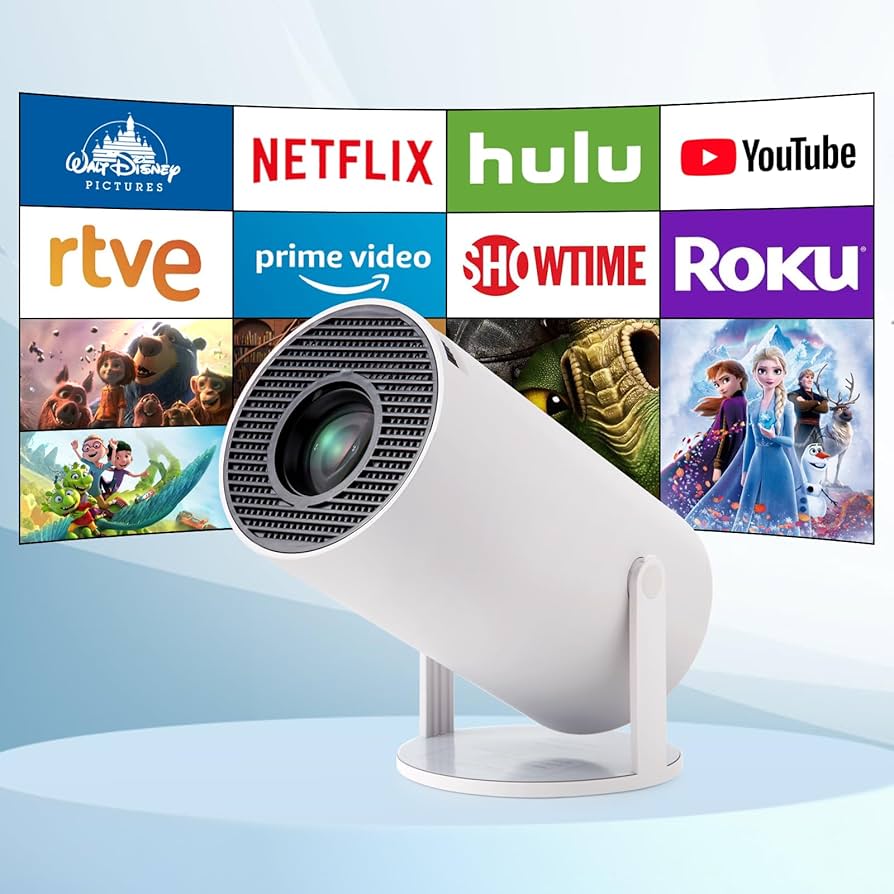 Beamcast Projector netflix hulu roku youtube